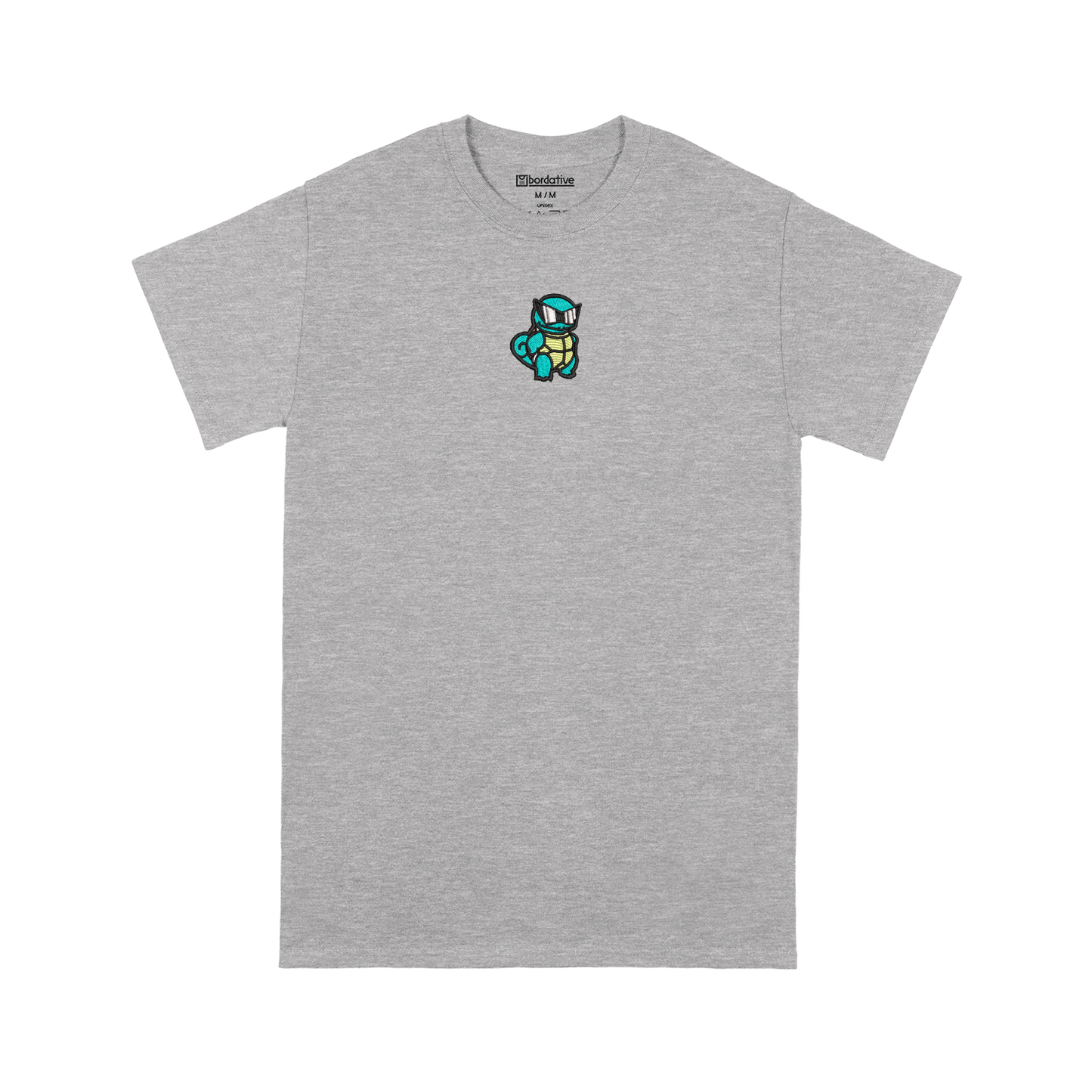 squirtle con lentes camiseta