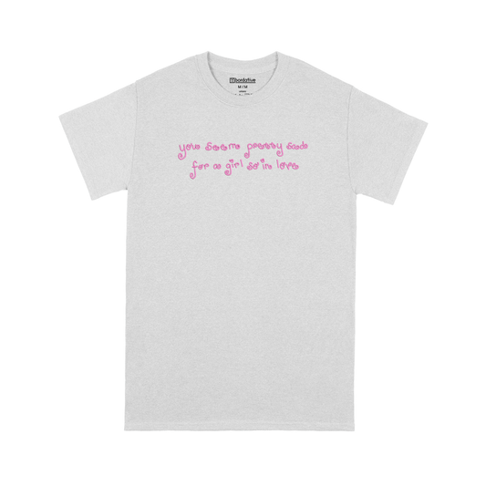 you seem pretty sad for a girl so in love olivia rodrigo camiseta