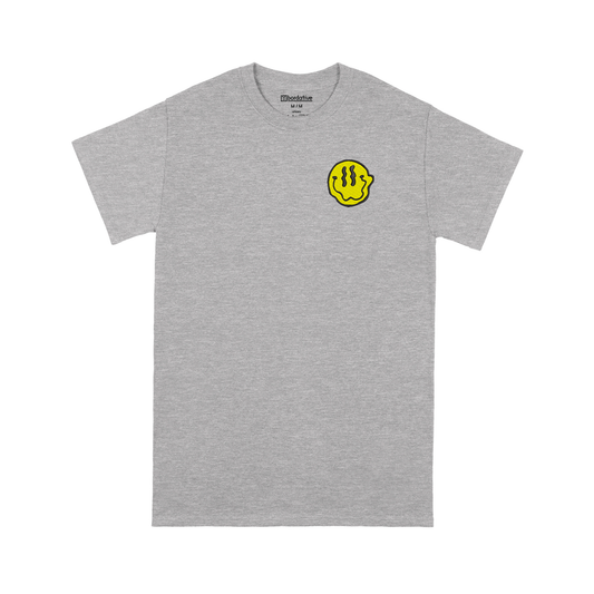 melted happy face camiseta