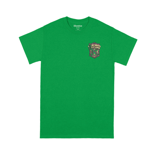 slytherin hogwarts escudo harry potter camiseta