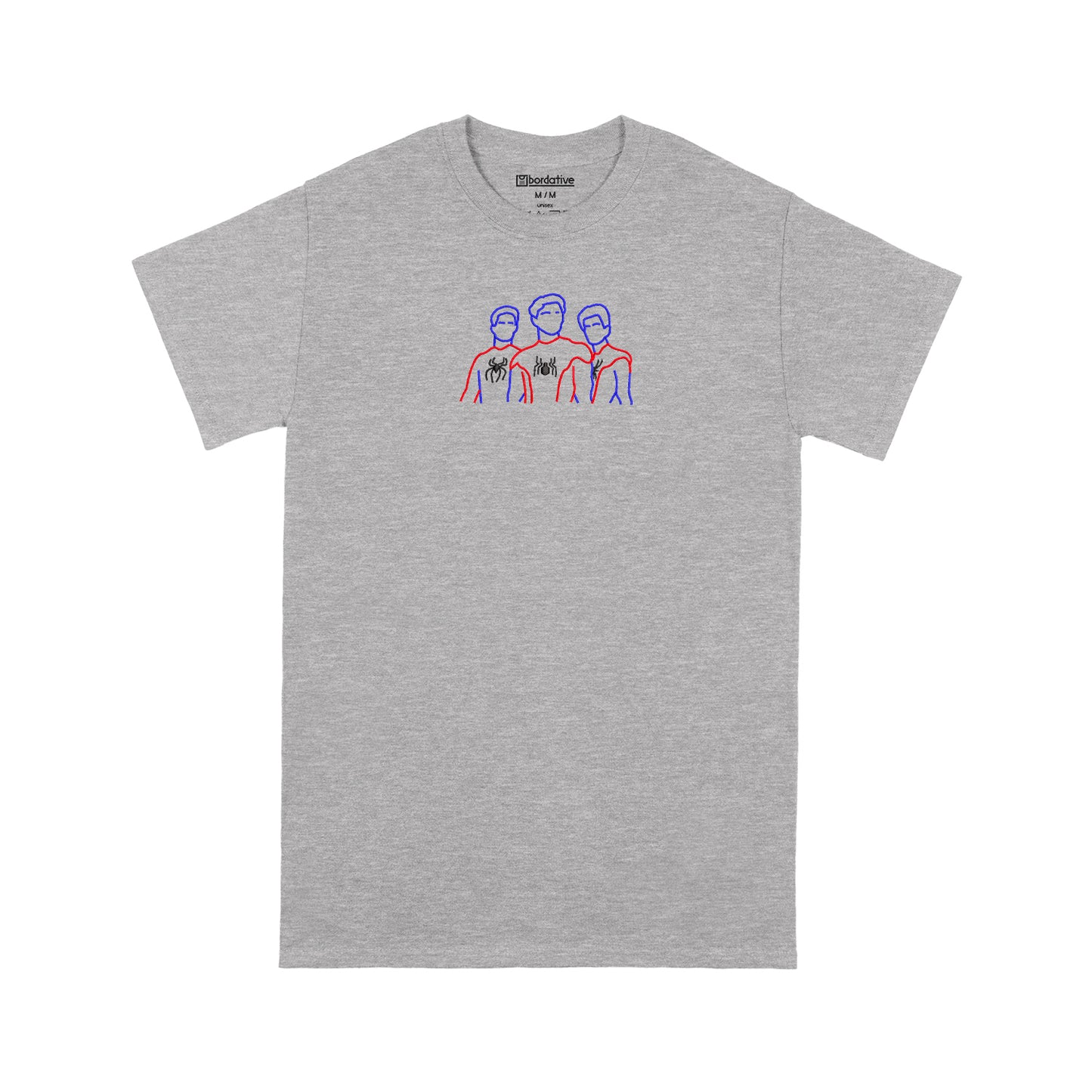 the three spider man t-shirt